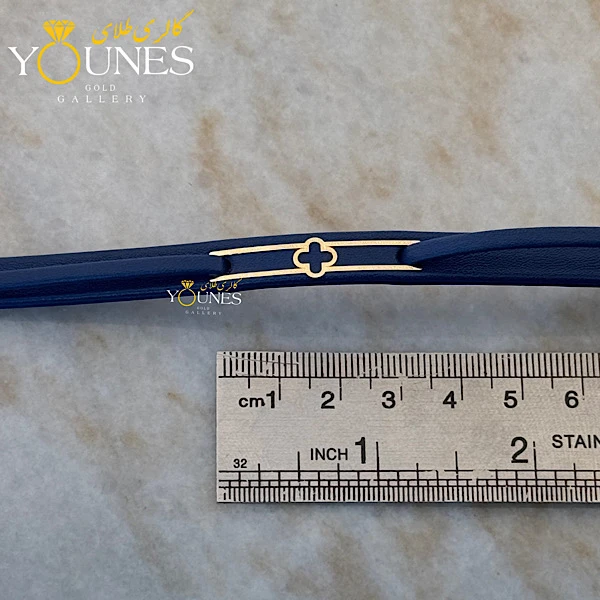 دستبند طلا چرم ونکلیف زنانه